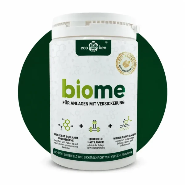 BioMe für Anlagen mit Versickerung, Bakterien für Sickerfelder und Sickerschächte