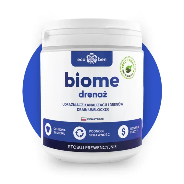 BioMe Drain Unblocker Biologischer Reiniger für Sickerrohre 600 g